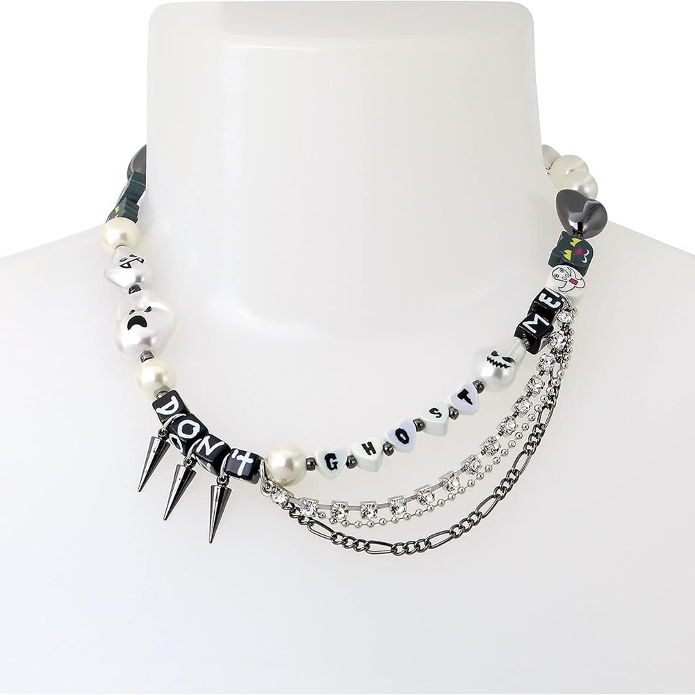 Betsey Johnson Don’t GHOST ME Collar Necklace